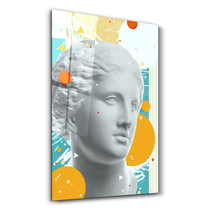 Wallity Pintura Decorativa de Vidrio Templado Multicolor 46 x 72 cm